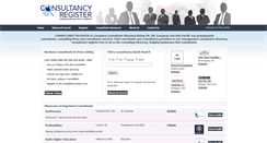 Desktop Screenshot of consultancyregister.com